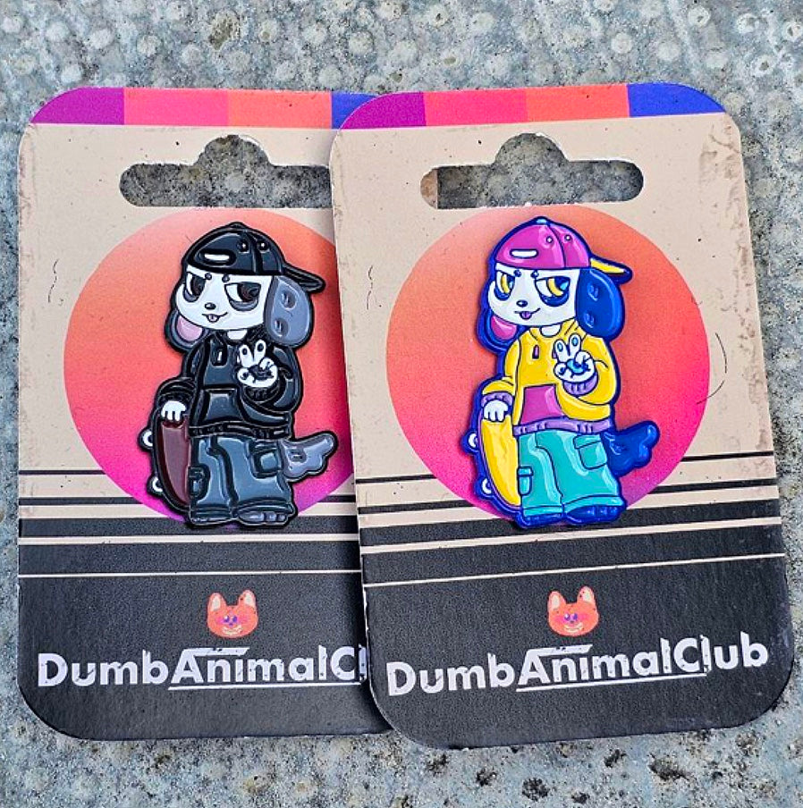 Skater Boys enamel pins by DumbAnimalClub