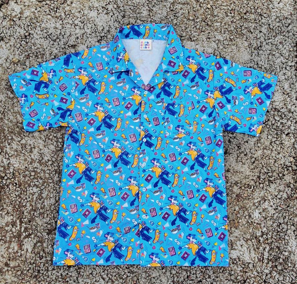 Skatin’ Dog cotton shirt by DumbAnimalClub