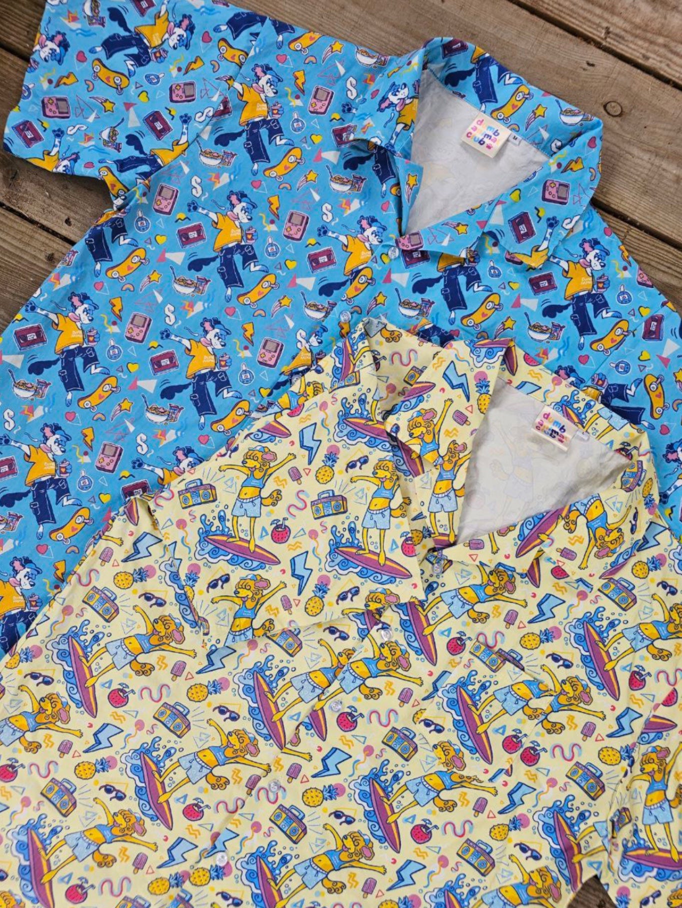 Surfin’ Dog cotton shirt by DumbAnimalClub