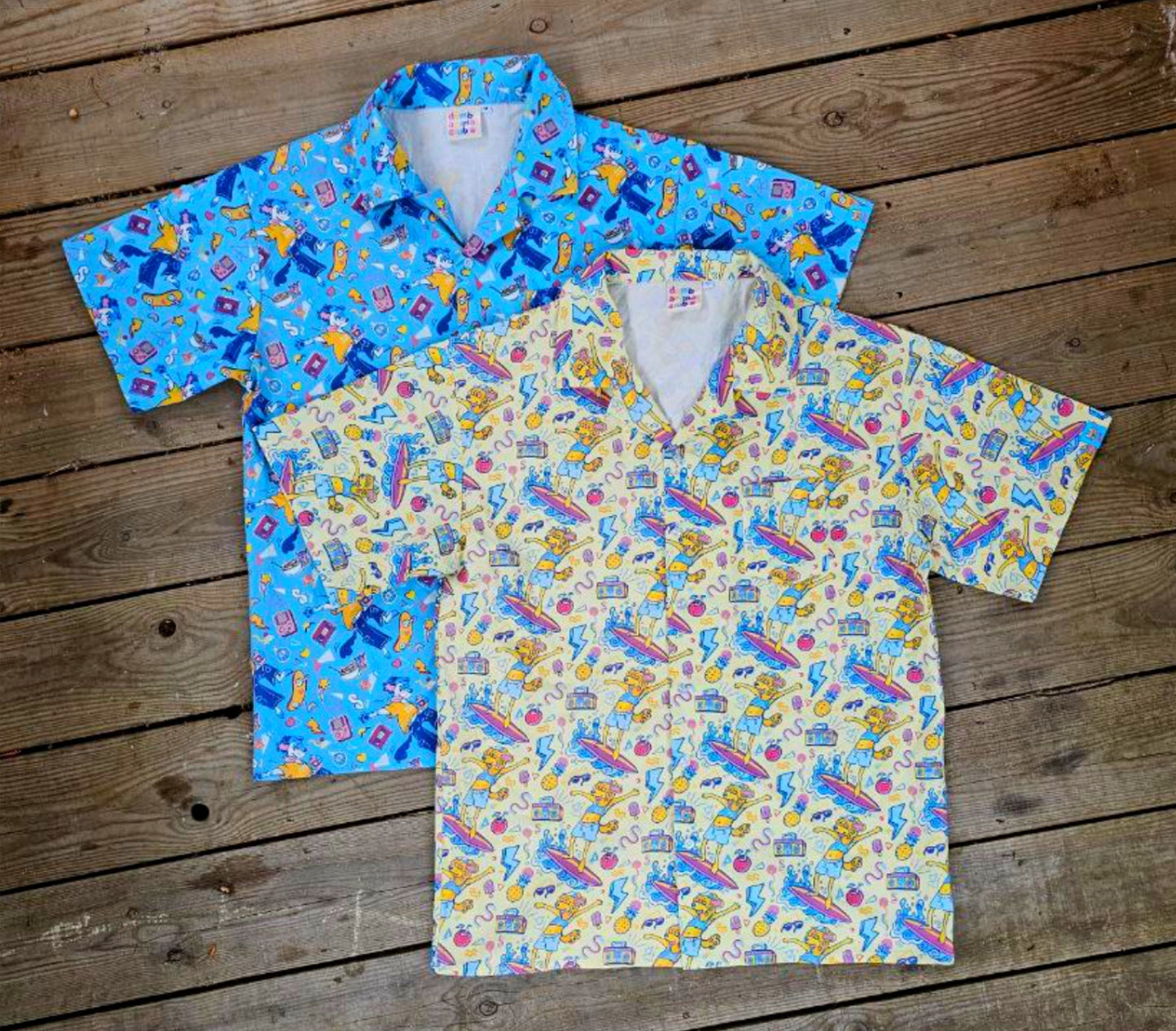 Surfin’ Dog cotton shirt by DumbAnimalClub