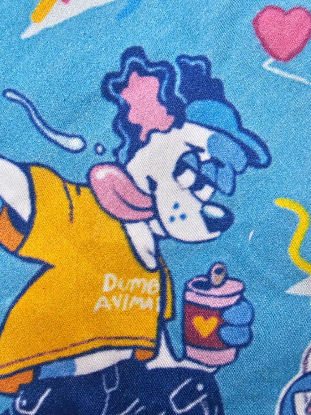 Skatin’ Dog cotton shirt by DumbAnimalClub