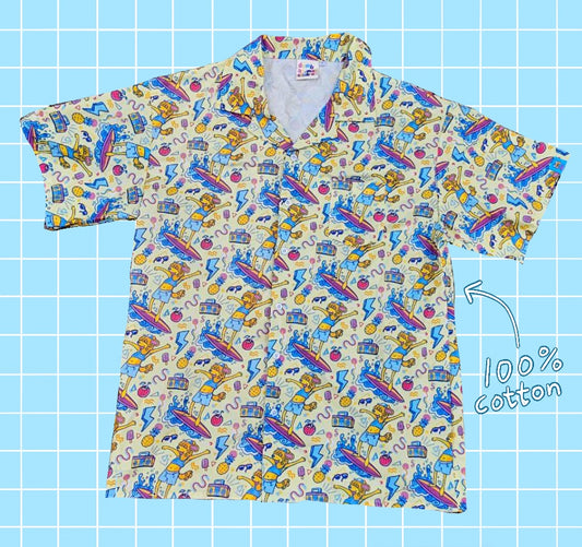 Surfin’ Dog cotton shirt by DumbAnimalClub