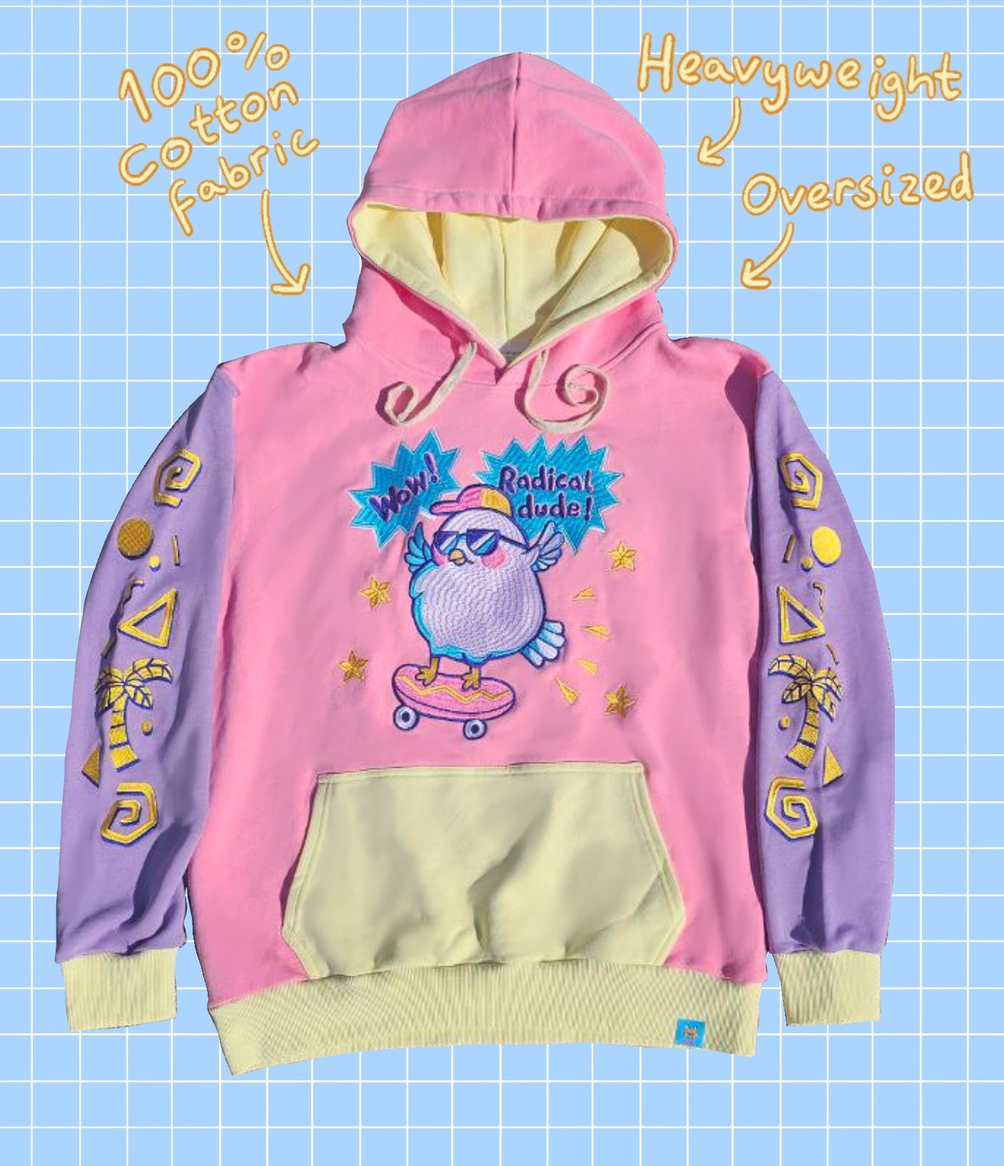 Radical Dude hoodie by DumbAnimalClub